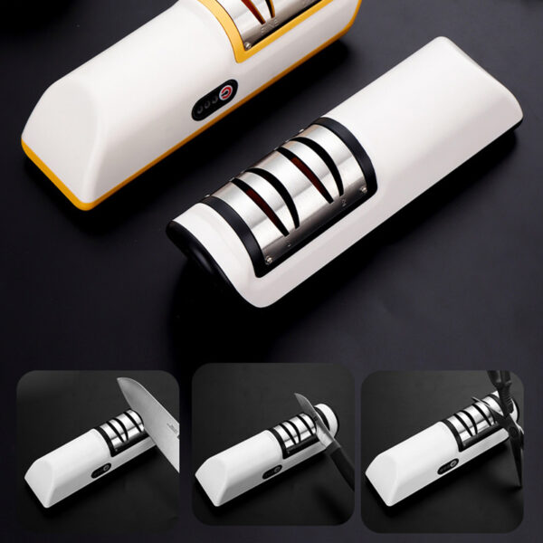 Automatic Adjustable Kitchen Tool For Fast Sharpening Knives Scissors And Grinders Gadgets - Image 2