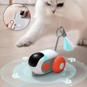 emote Control Interactive Cat Toy – USB Rechargeable & Self-Moving