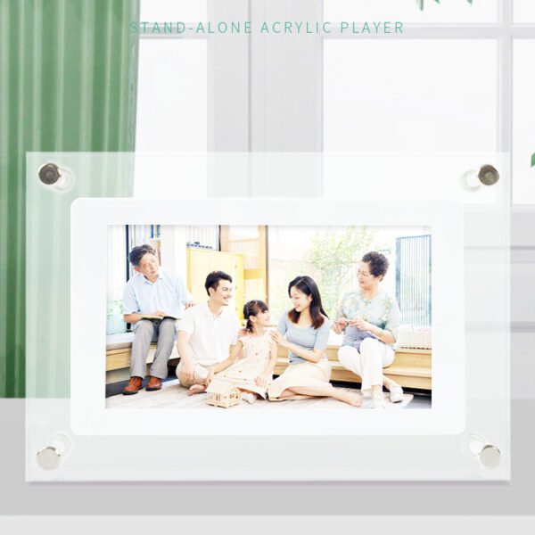 Modern Digital Photo Frame - 1GB Memory, Type-C Port, Elegant Vertical Design - Image 8