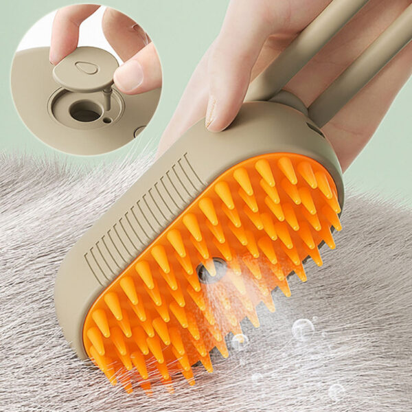3 in 1 Cat & Dog Steam Brush – Electric Grooming Comb with Spray - Image 7