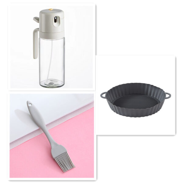 2 In 1 Oil Sprayer Bottle BBQ Cooking Oil Dispenser - Image 3
