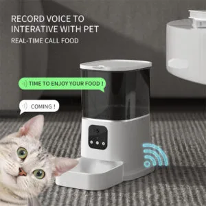 Smart Automatic Pet Feeder – Wifi APP Control & Voice Recorder