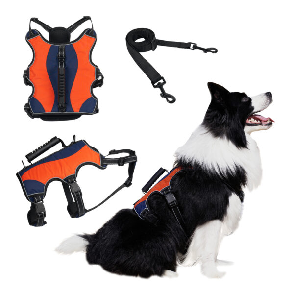 Pet Hand Holding Rope Vest Tactical - Image 3