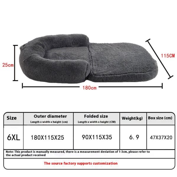 Human Pet Sofa Removable And Washable Detachable Doghouse Cathouse Dog Bed - Image 2