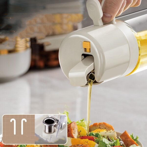 2 In 1 Oil Sprayer Bottle BBQ Cooking Oil Dispenser - Image 7