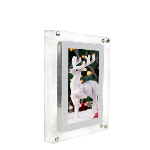 Modern Digital Photo Frame - 1GB Memory, Type-C Port, Elegant Vertical Design - Image 9
