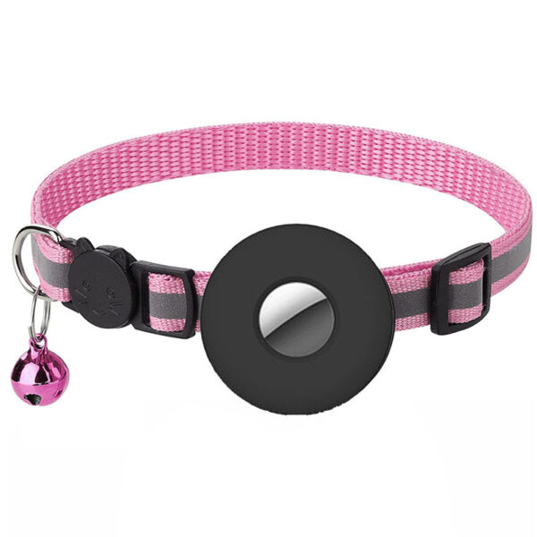 Airtag Pet Collar With Bell Reflective Adjustable Anti-lost Cat Dog Collar - Image 6