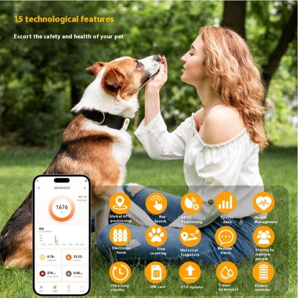 Pet GPS Global Locator Health Monitoring - Image 3