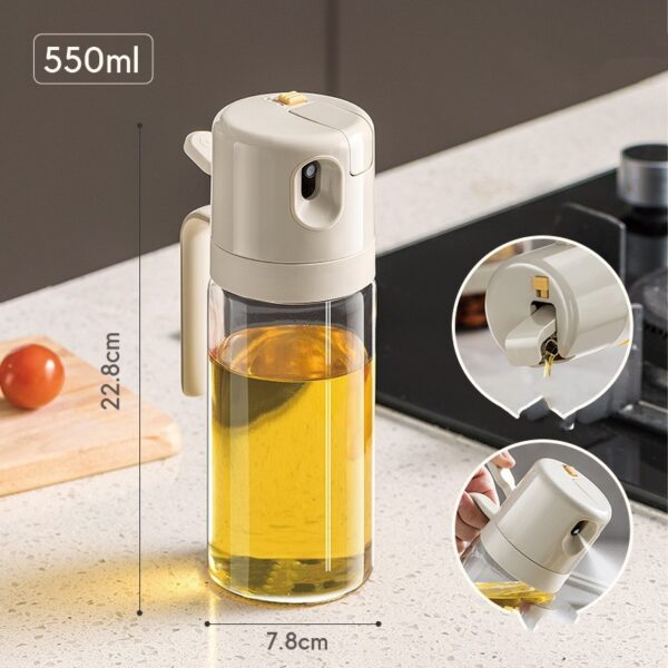 2 In 1 Oil Sprayer Bottle BBQ Cooking Oil Dispenser - Image 4