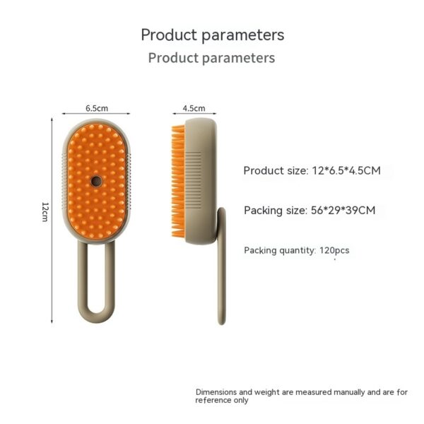 3 in 1 Cat & Dog Steam Brush – Electric Grooming Comb with Spray - Image 5