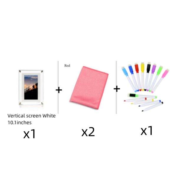 Modern Digital Photo Frame - 1GB Memory, Type-C Port, Elegant Vertical Design - Image 10