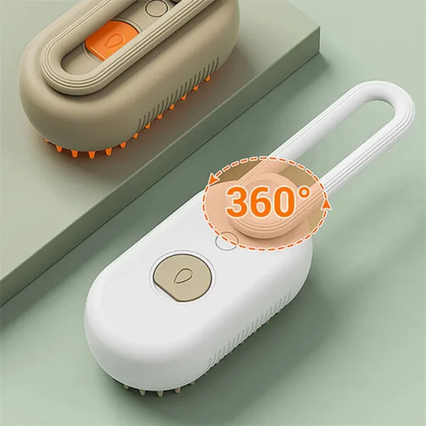 3 in 1 Cat & Dog Steam Brush – Electric Grooming Comb with Spray - Image 9