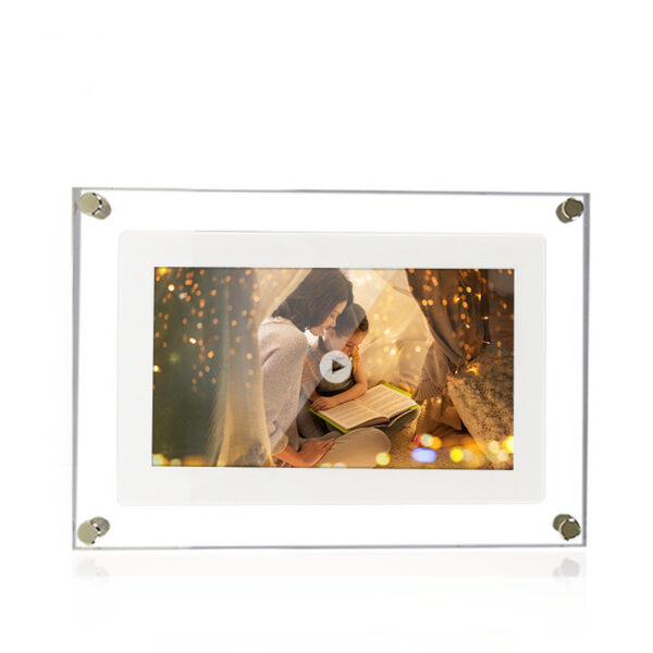 Modern Digital Photo Frame - 1GB Memory, Type-C Port, Elegant Vertical Design - Image 5
