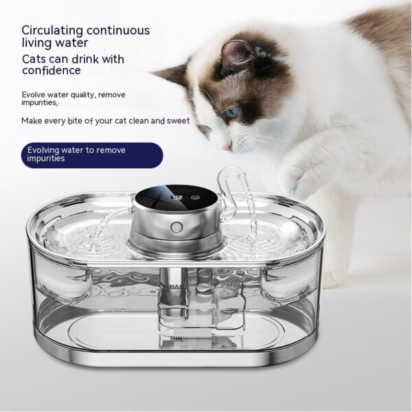 Pet Smart Water Dispenser Wireless Loop Rechargeable - Image 5