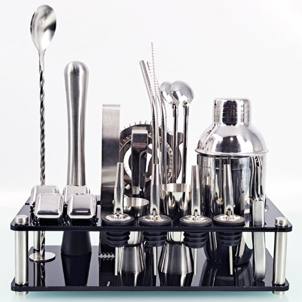 Stainless Steel Cocktail Shaker Set - Image 3