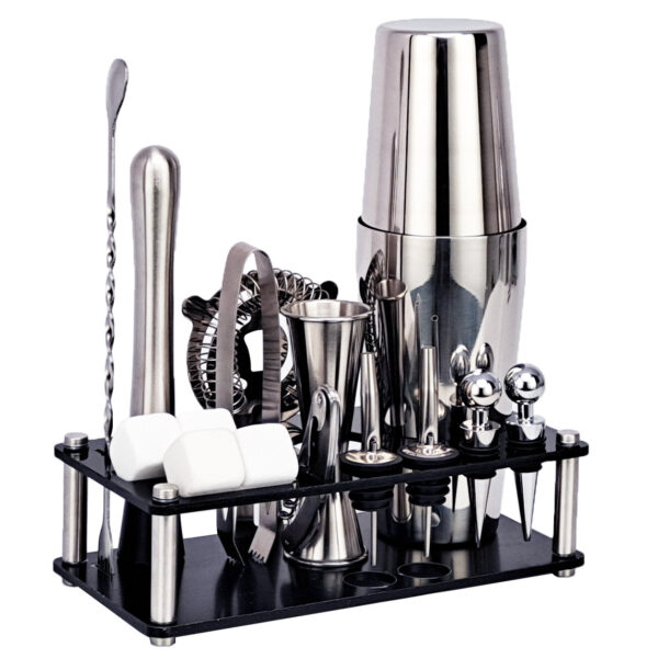 Stainless Steel Cocktail Shaker Set - Image 6