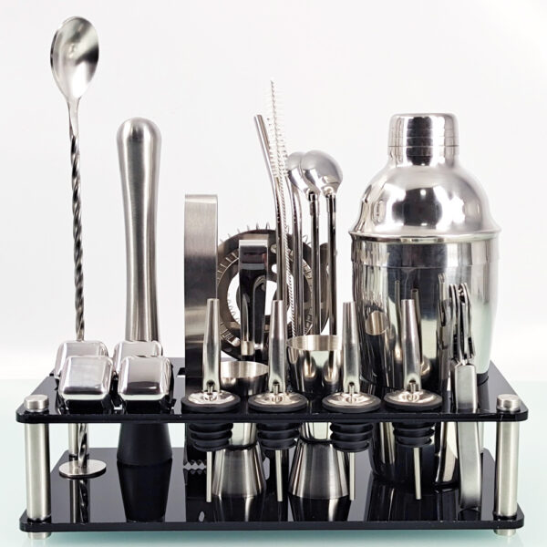 Stainless Steel Cocktail Shaker Set - Image 7