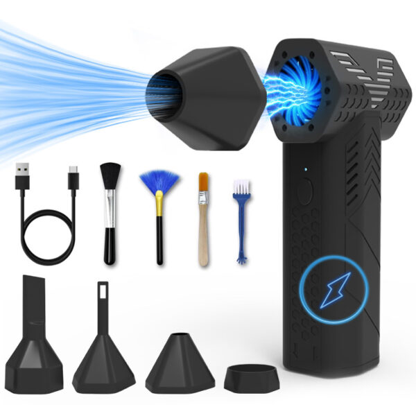 Violent Turbo Fan Outdoor Wireless Handheld Portable Dust Blowing Artifact Brushless Motor Car Fan - Image 2