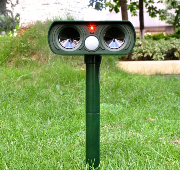 Solar Powered Ultrasonic Animal Repeller - Image 6
