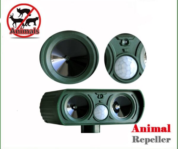 Solar Powered Ultrasonic Animal Repeller - Image 5