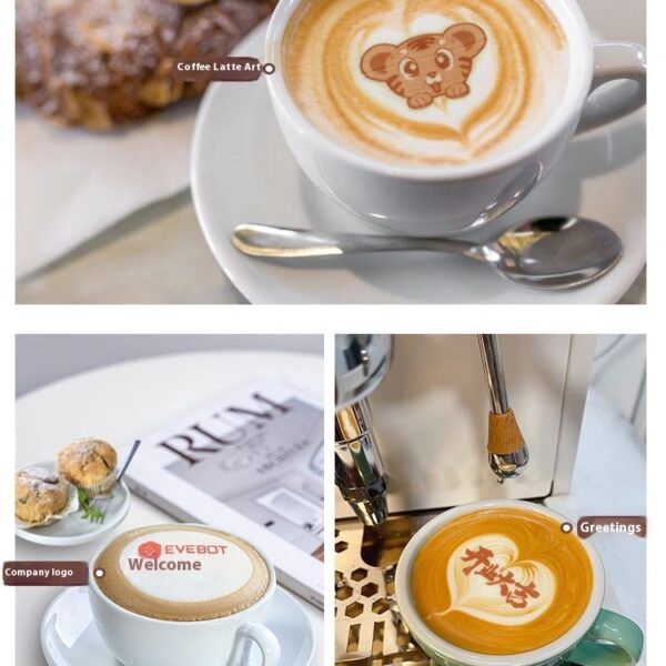Handheld Inkjet Printing Pen Cake Edible Coffee Latte - Image 4