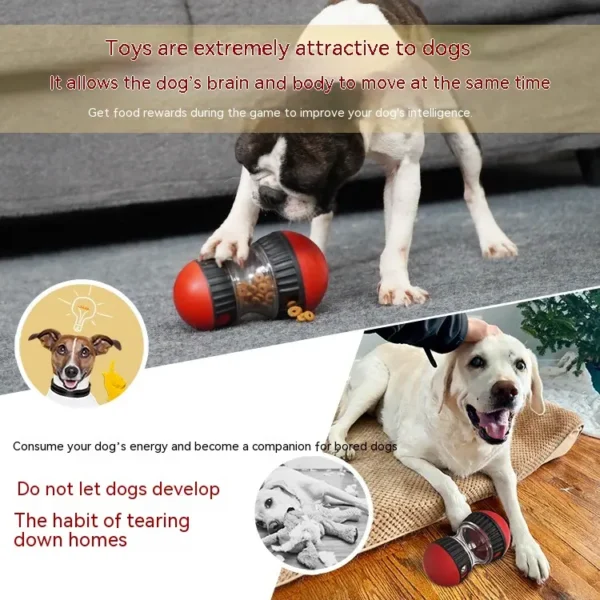 Food Dispensing Dog Toy Tumbler Leaky - Image 3