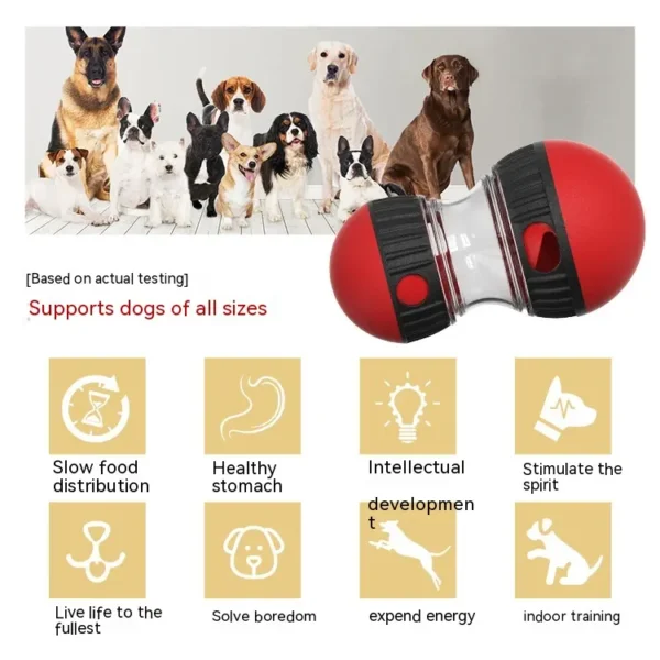 Food Dispensing Dog Toy Tumbler Leaky - Image 6