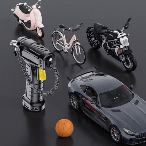 Car Tyre Inflator Cordless Digital USB Rechargeable Tire Air Compressor UK - Image 6
