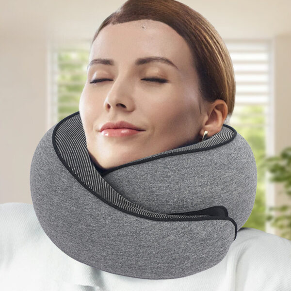 Travel Pillow Neck Pillow Memory Foam Neck Pillow Airplane, Portable Travel Pillows For Airplanes Offices And Cars Travel Neck Pillow Soft Neck Pillow For Traveling - Image 5