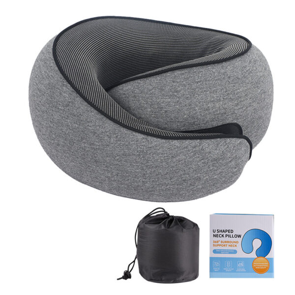 Travel Pillow Neck Pillow Memory Foam Neck Pillow Airplane, Portable Travel Pillows For Airplanes Offices And Cars Travel Neck Pillow Soft Neck Pillow For Traveling - Image 4