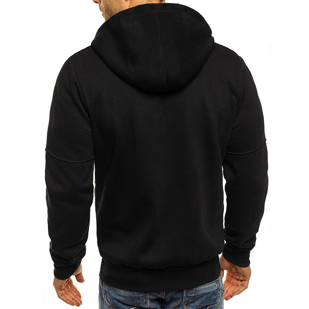 Men's Zipper Hooded Sweater Men's Zipper Hooded Sweater - Image 10
