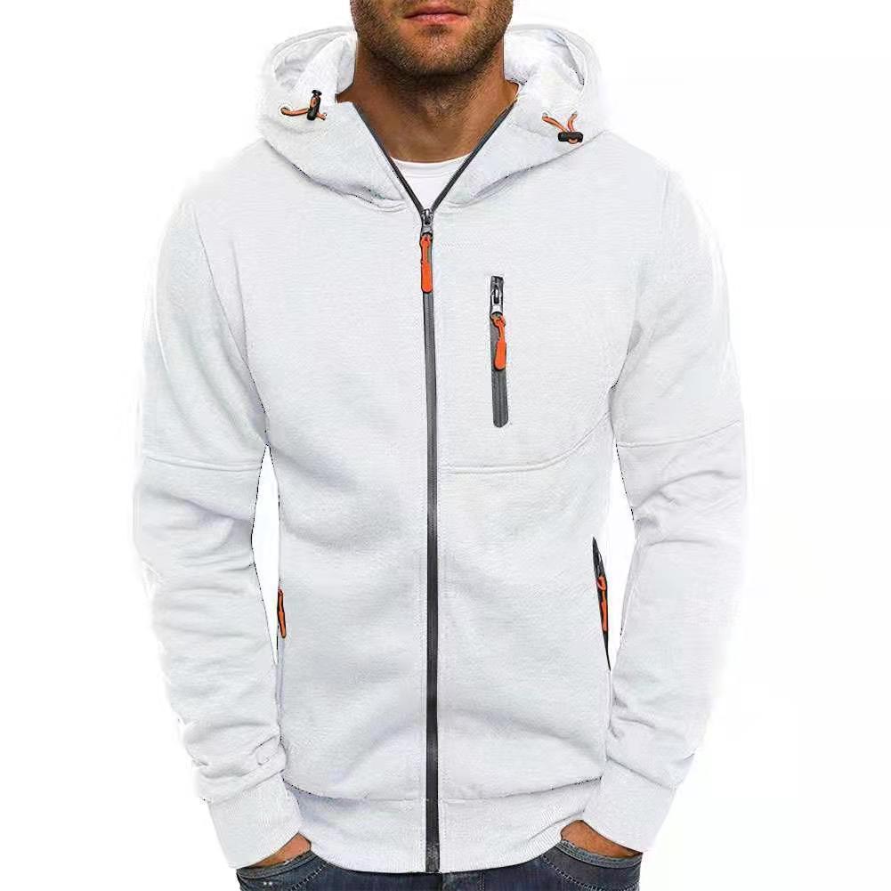 Men's Zipper Hooded Sweater Men's Zipper Hooded Sweater - Image 6