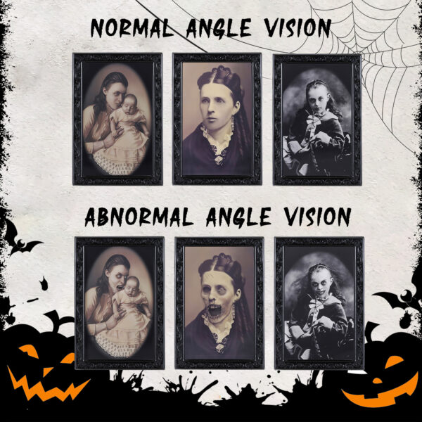 3D Changing Face Moving Picture Frame - Halloween Decoration - Image 5