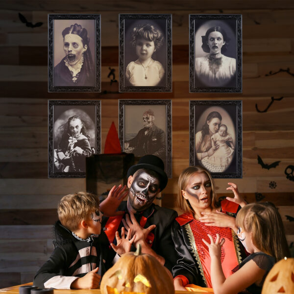 3D Changing Face Moving Picture Frame - Halloween Decoration - Image 8