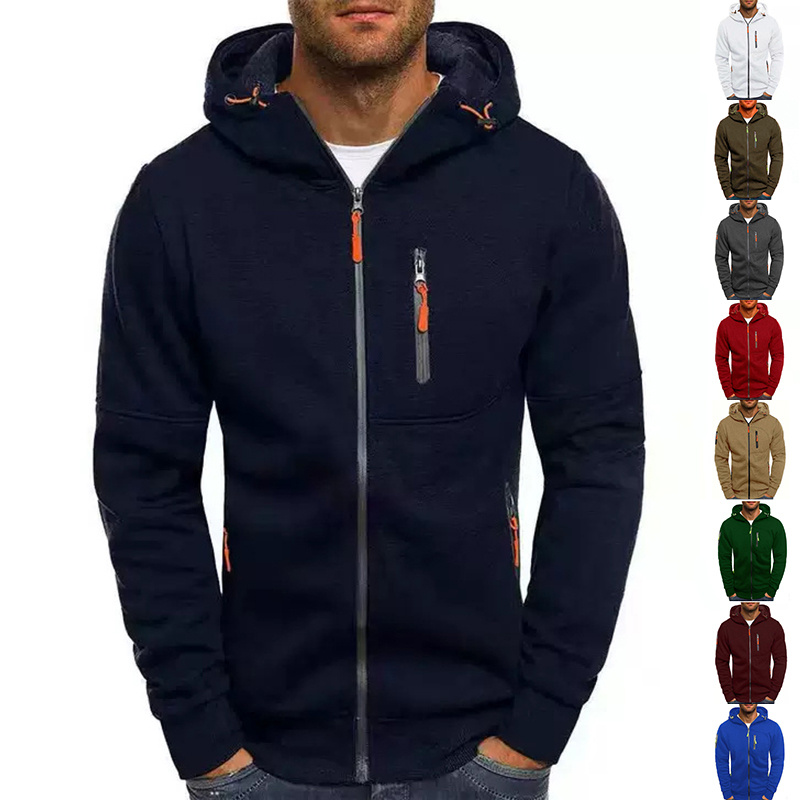 Men's Zipper Hooded Sweater Men's Zipper Hooded Sweater
