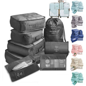 8-Piece Travel Packing Cube Set