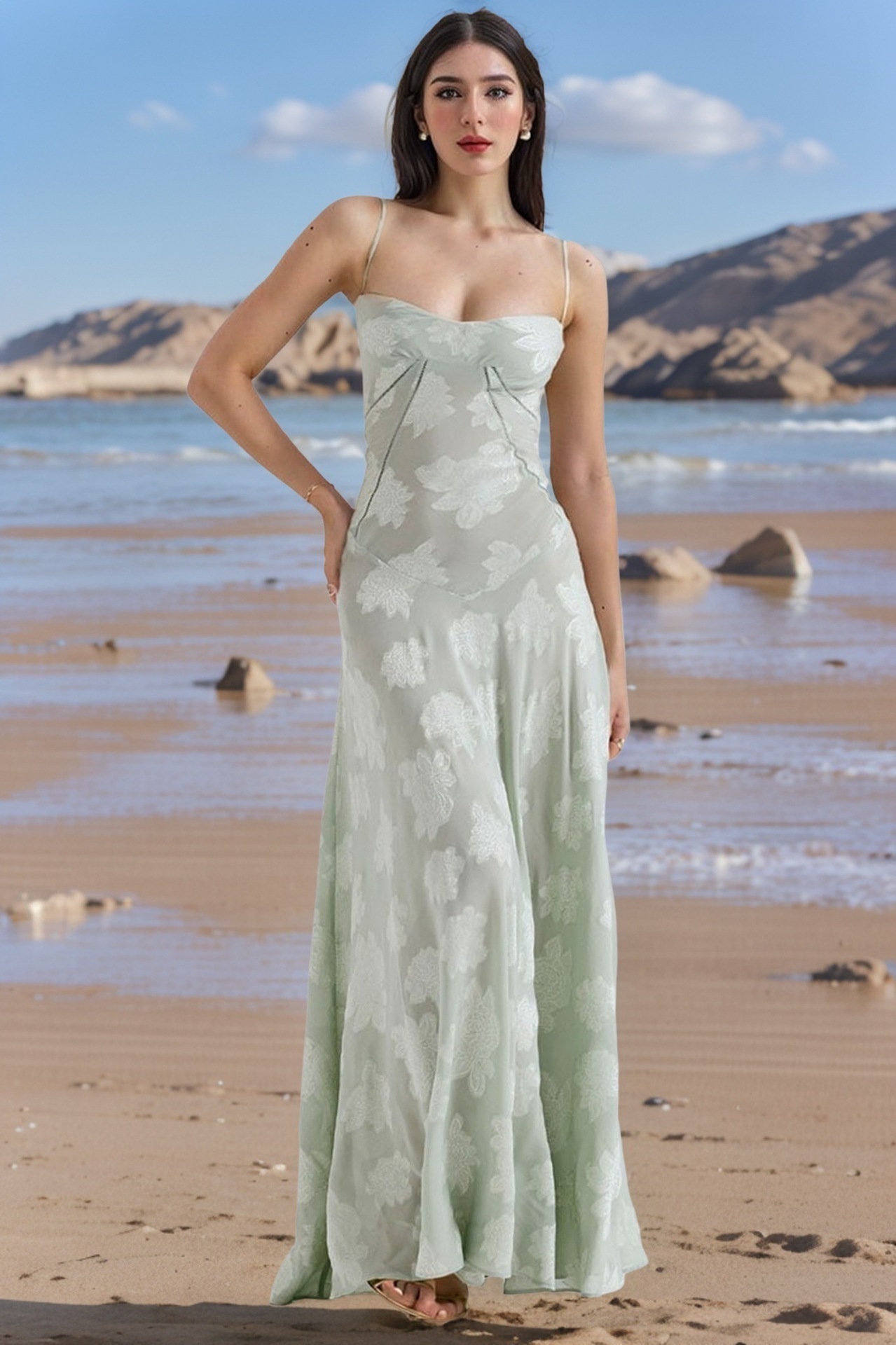 Lace Suspender Dress Lace Suspender Dress - Image 3